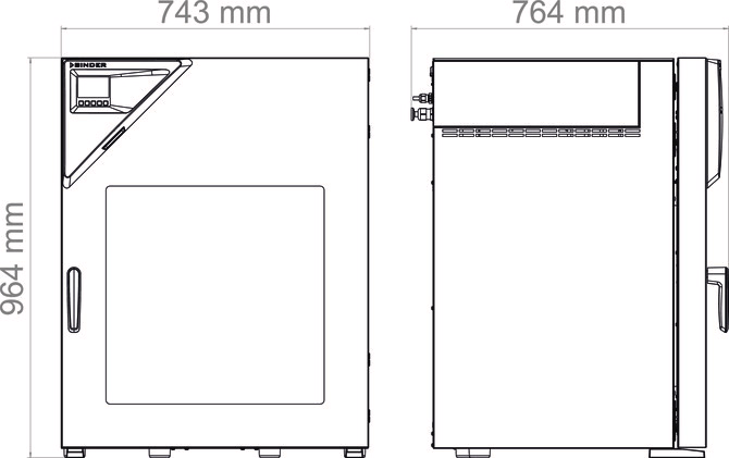 Binder VD 115 Vakumlu Etüv 115 Litre