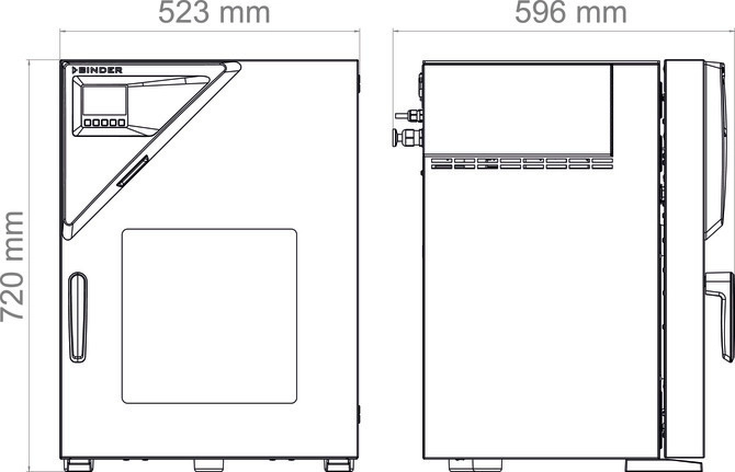 Binder VD23 Vakumlu Etüv 23 litre