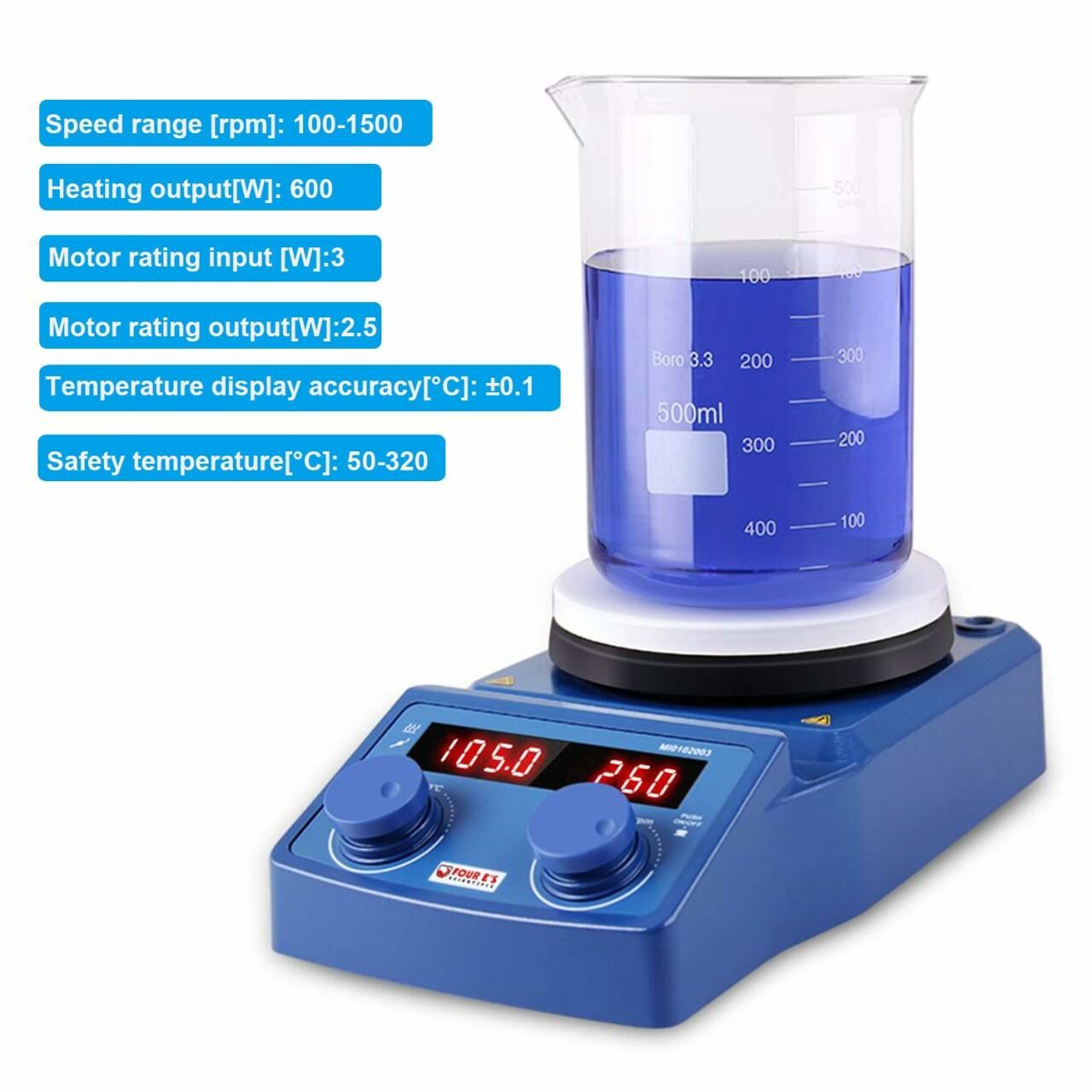 Four E's MI0102003 Dijital Manyetik Karıştırıcı