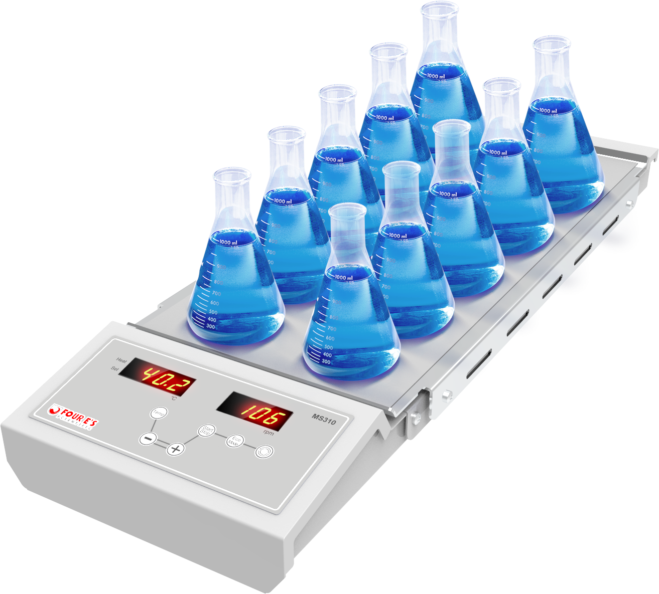 Four E's MS-310 10 lu Dijital Isıtıcılı Manyetik Karıştırıcı